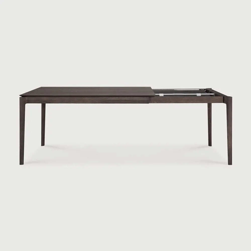 Ethnicraft – Bok – Table A Rallonge Bok – Chêne brun - 140/220 cm