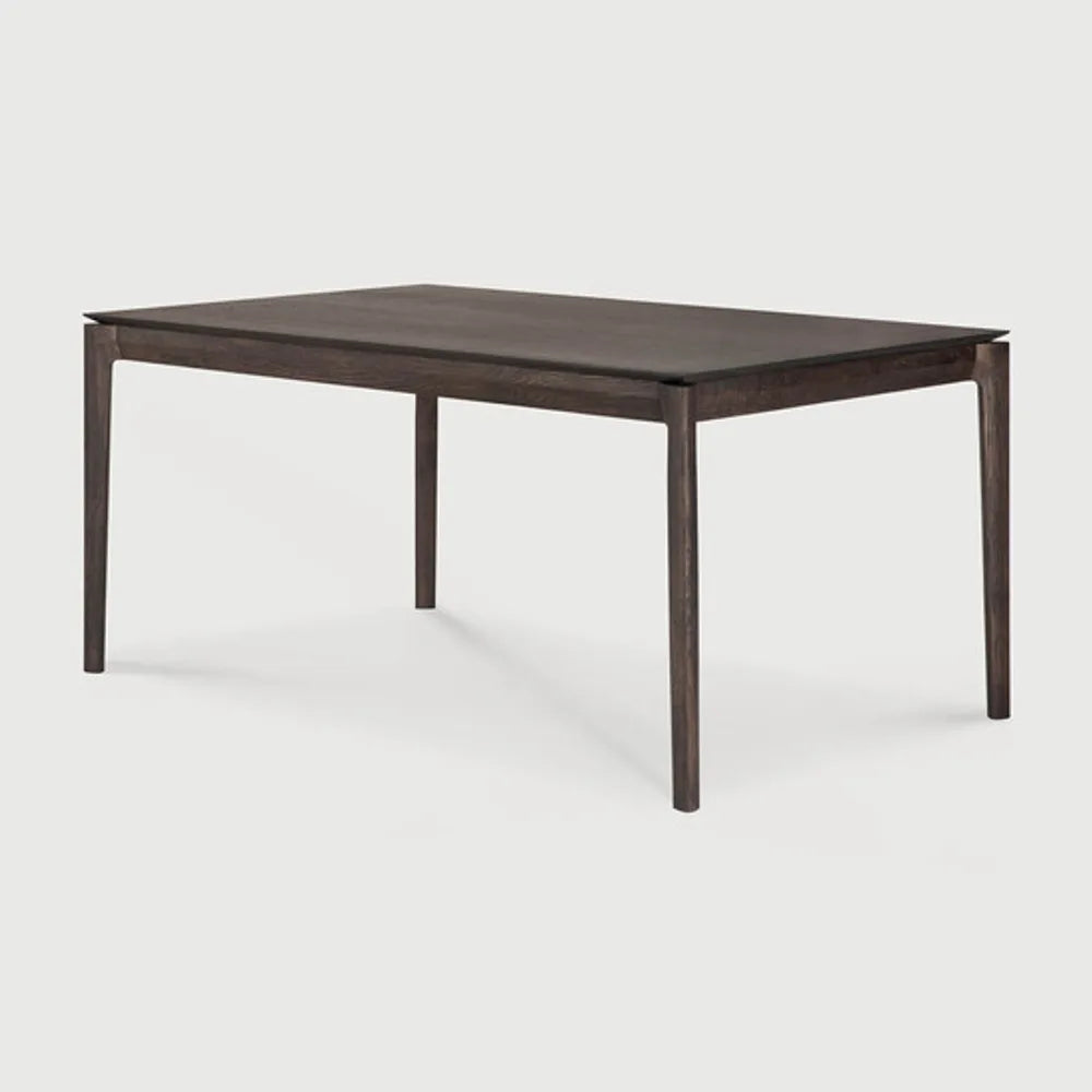 Ethnicraft – Bok – Table A Rallonge Bok – Chêne brun - 140/220 cm