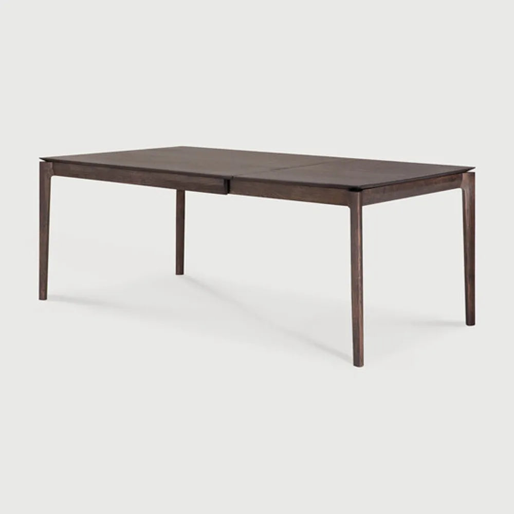Ethnicraft – Bok – Table A Rallonge Bok – Chêne brun - 160/240 cm