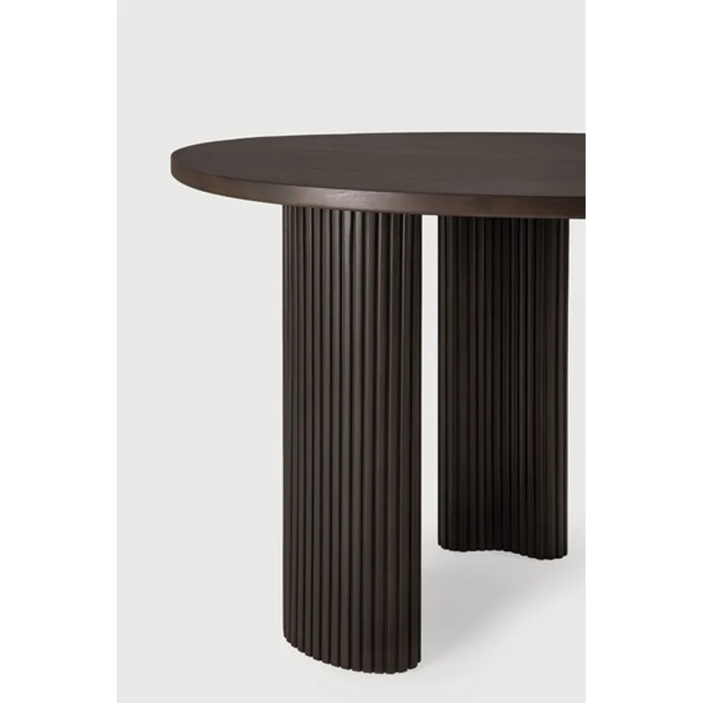 Ethnicraft – Boomerang – Bureau Boomerang – Acajou brun foncé - 160 x 83 x 76 cm