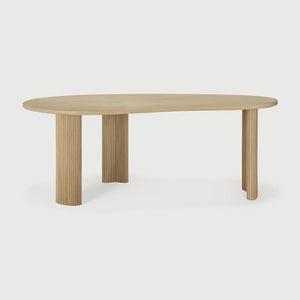 Ethnicraft – Boomerang – Bureau Boomerang – Chêne - 200 x 100 x 76 cm
