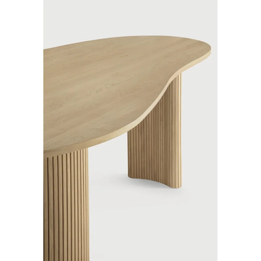 Ethnicraft – Boomerang – Bureau Boomerang – Chêne - 200 x 100 x 76 cm