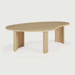 Ethnicraft – Boomerang – Table Basse Boomerang – Chêne - 126 x 74 x 40 cm