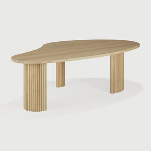 Ethnicraft – Boomerang – Table Basse Boomerang – Chêne - 126 x 74 x 40 cm