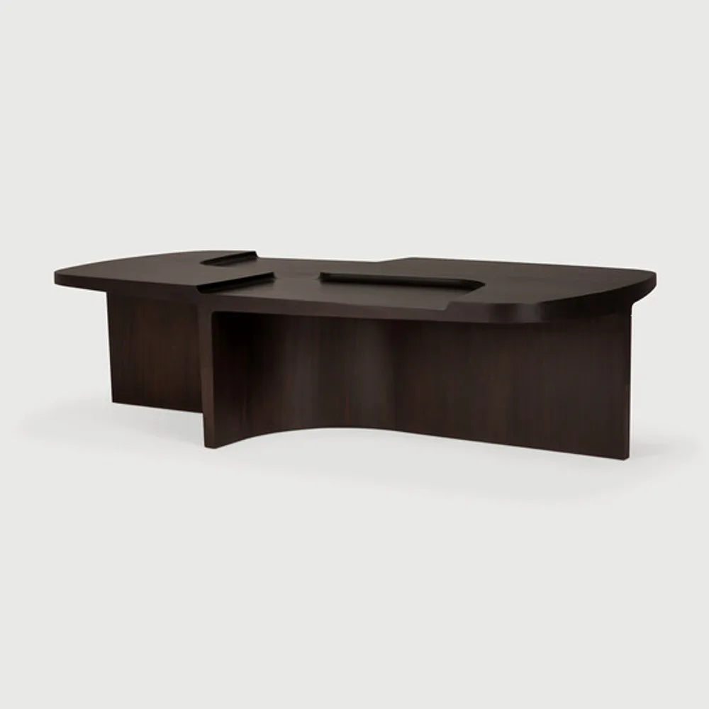 Ethnicraft – Brutalist – Table Basse Brutalist – Acajou rose brown