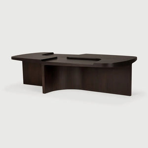 Ethnicraft – Brutalist – Table Basse Brutalist – Acajou rose brown