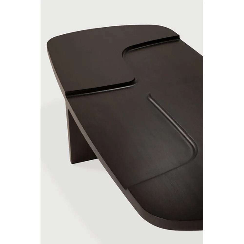 Ethnicraft – Brutalist – Table Basse Brutalist – Acajou rose brown