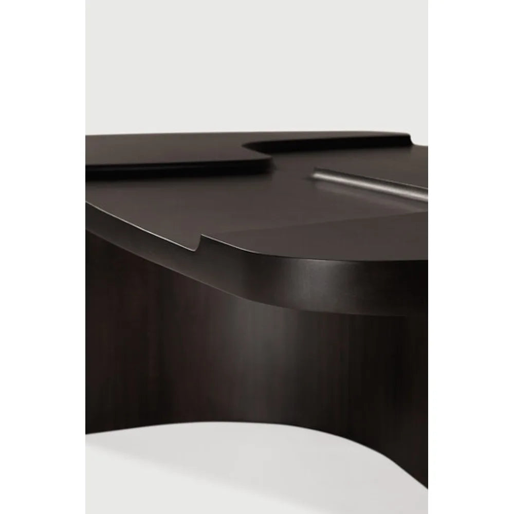 Ethnicraft – Brutalist – Table Basse Brutalist – Acajou rose brown