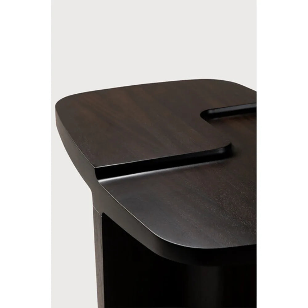 Ethnicraft – Brutalist – Table D Appoint Brutalist – Acajou rose brown