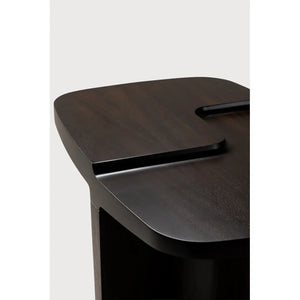 Ethnicraft – Brutalist – Table D Appoint Brutalist – Acajou rose brown