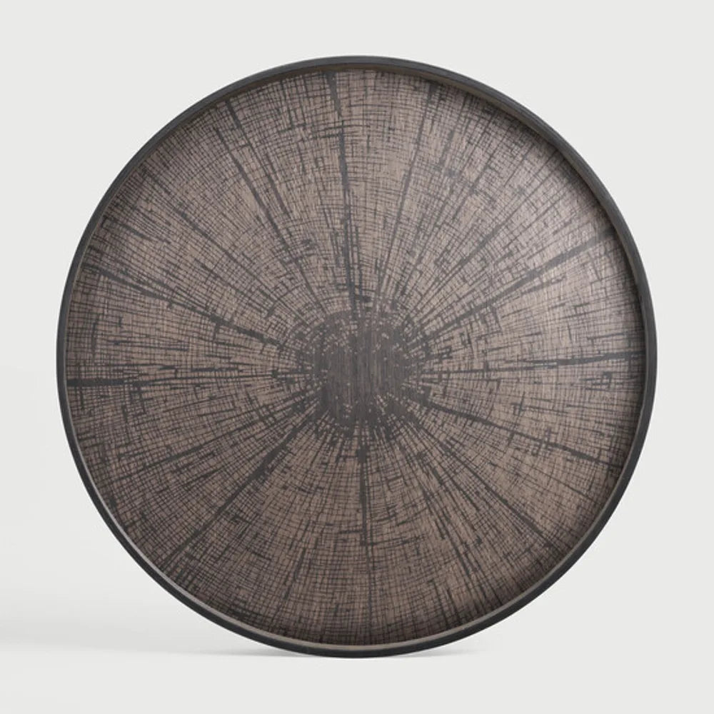 Ethnicraft – Classics – Plateau En Bois Slice – Black Slice - Extra Large