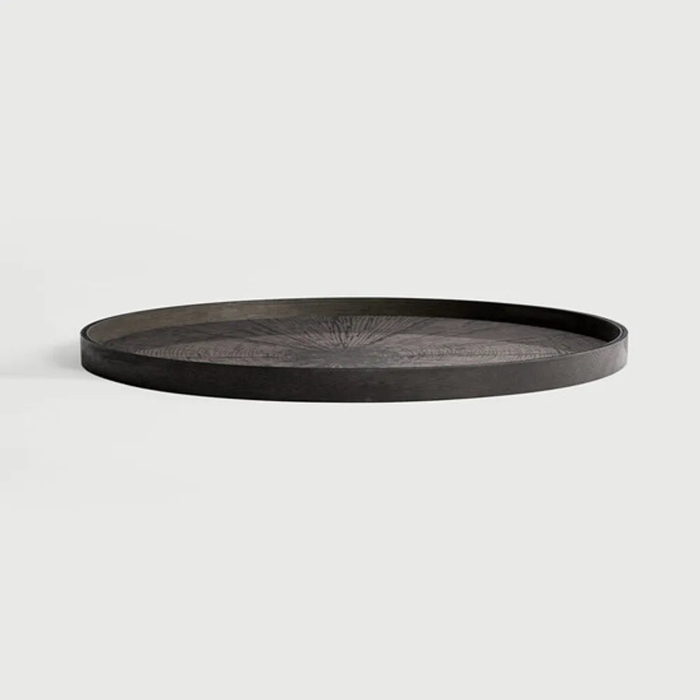 Ethnicraft – Classics – Plateau En Bois Slice – Black Slice - Extra Large