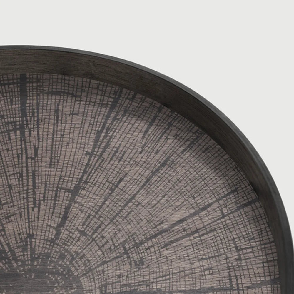 Ethnicraft – Classics – Plateau En Bois Slice – Black Slice - Extra Large