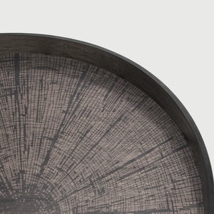 Ethnicraft – Classics – Plateau En Bois Slice – Black Slice - Extra Large