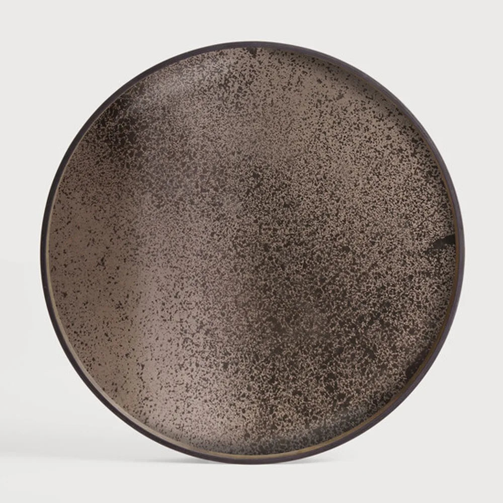 Ethnicraft – Classics – Plateau En Miroir Aged – Extra Large - Rond