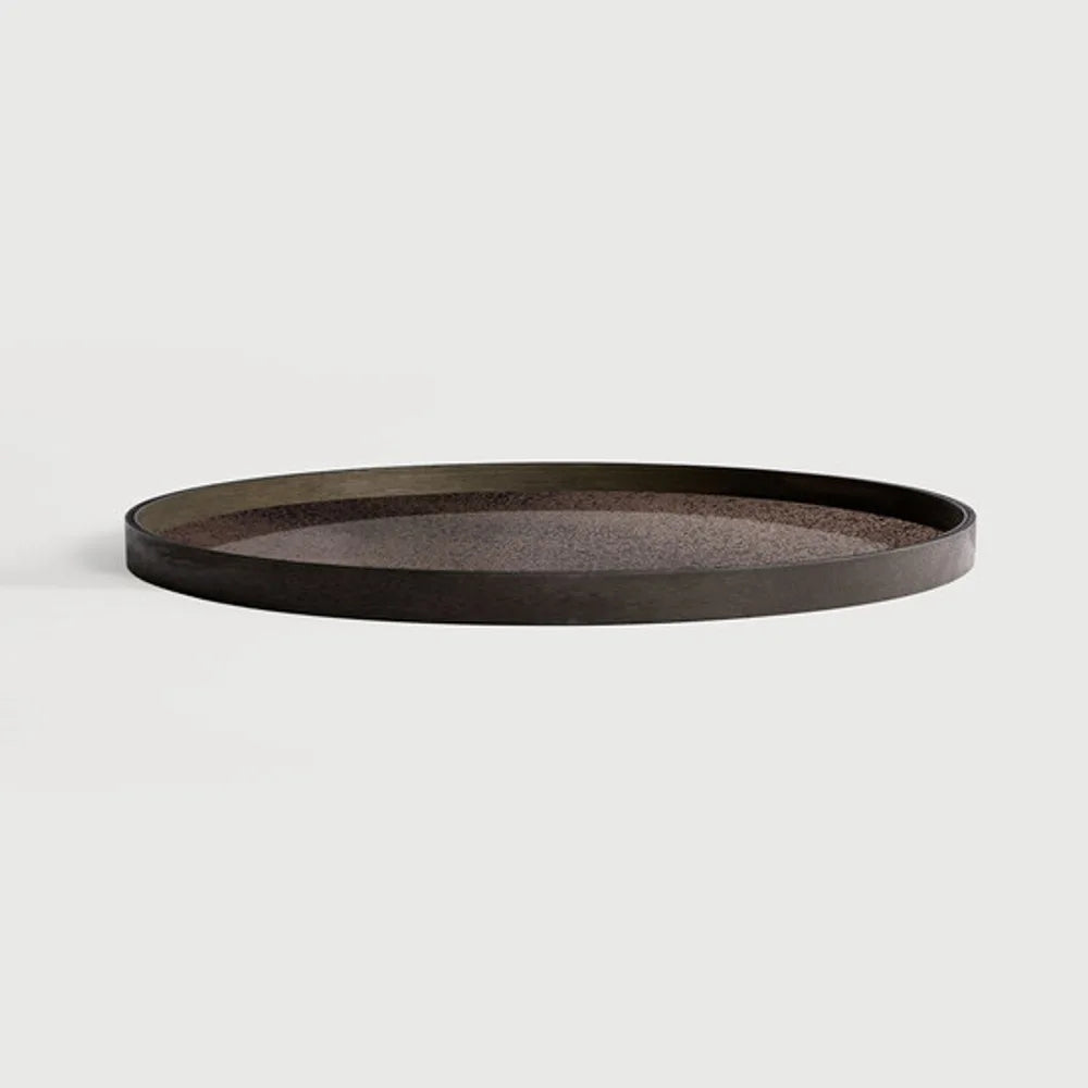 Ethnicraft – Classics – Plateau En Miroir Aged – Extra Large - Rond