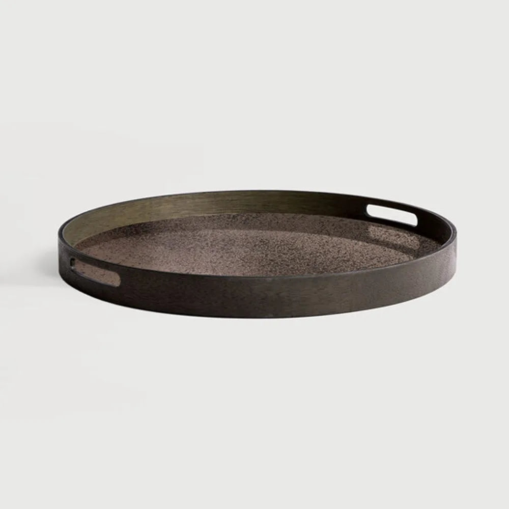 Ethnicraft – Classics – Plateau En Miroir Aged – Small - Rond