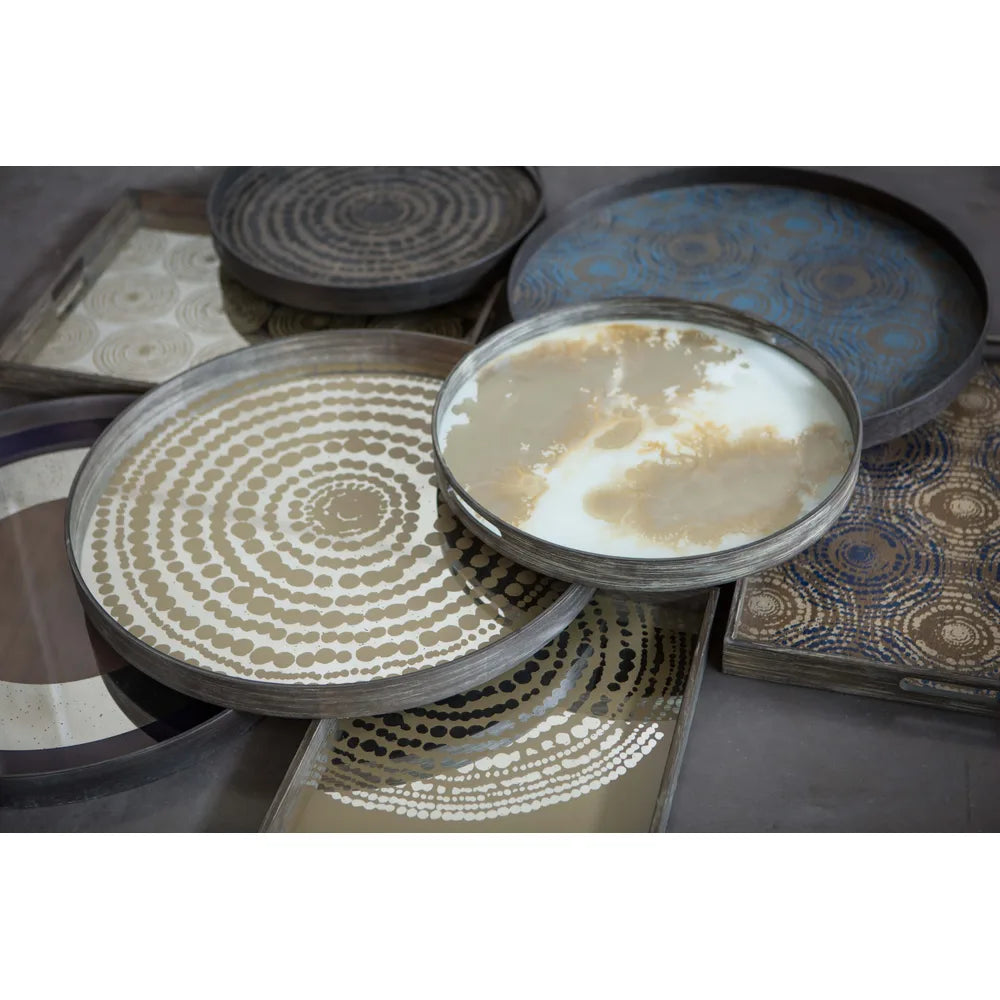 Ethnicraft – Classics – Plateau En Miroir Beads en situation