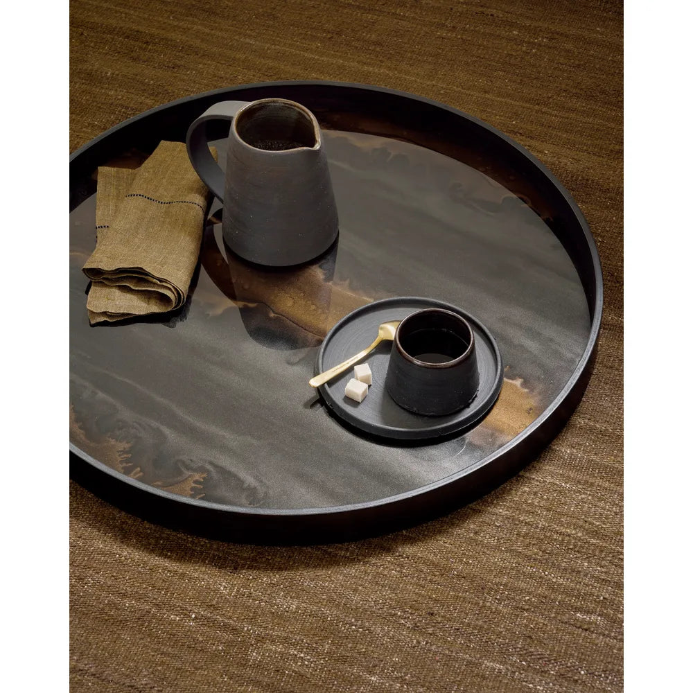 Ethnicraft – Classics – Plateau En Verre Organic en situation