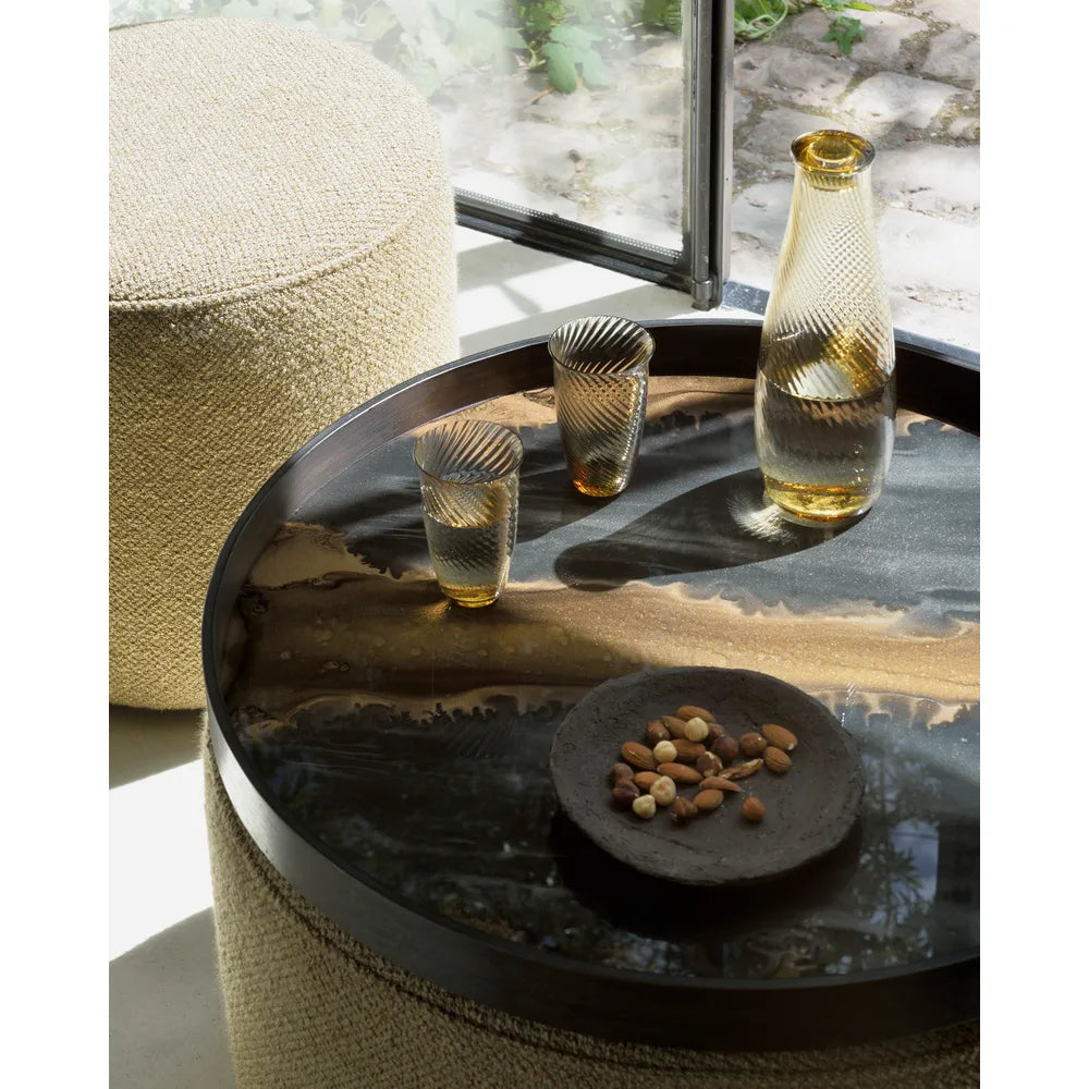 Ethnicraft – Classics – Plateau En Verre Organic en situation