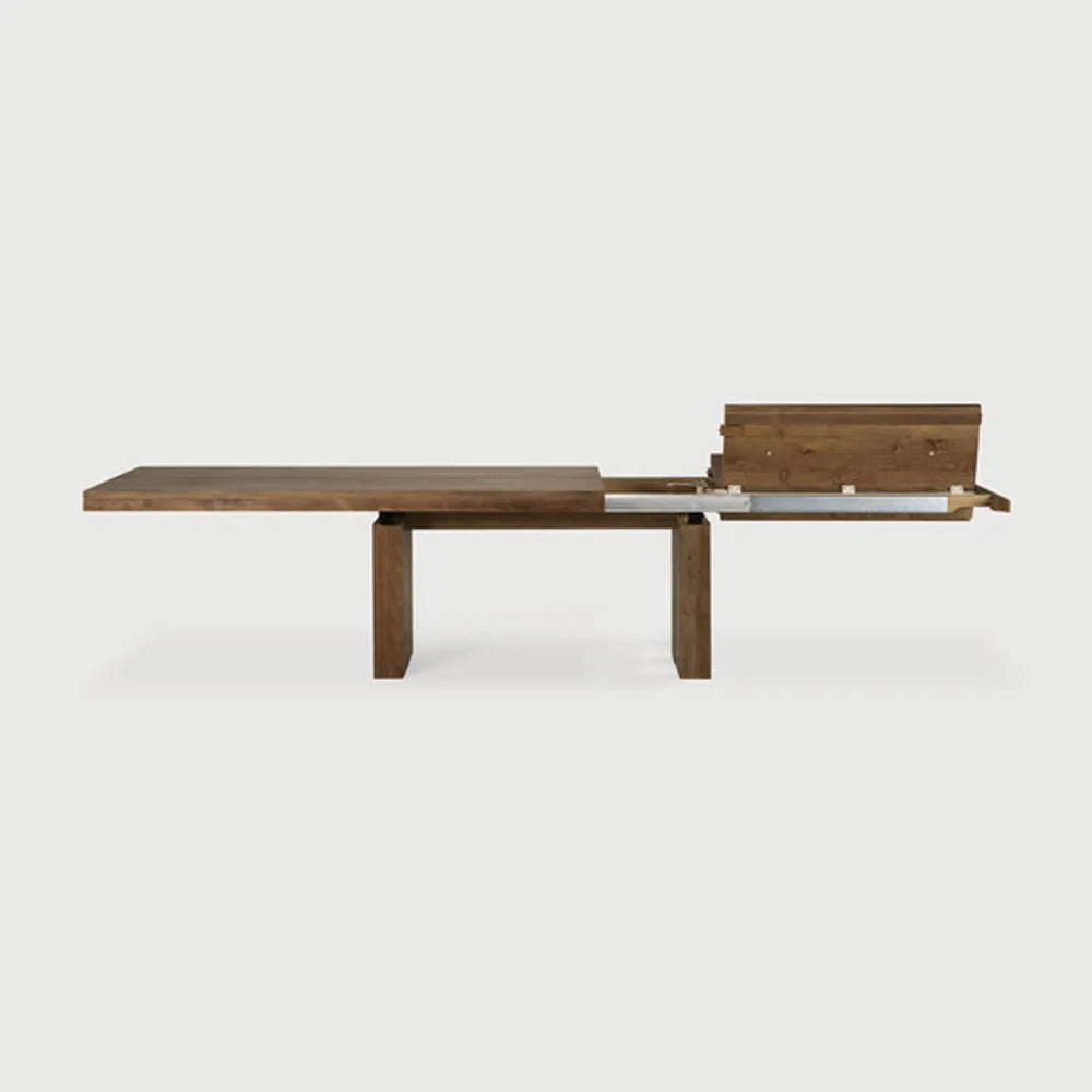 Ethnicraft – Double – Table A Rallonge Double – Teck