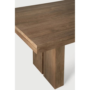 Ethnicraft – Double – Table A Rallonge Double – Teck