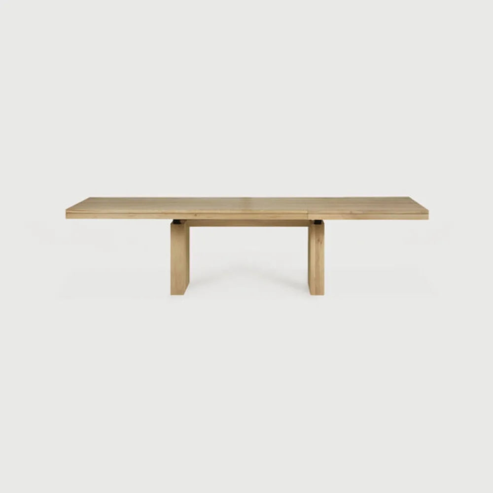 Ethnicraft – Double – Table A Rallonge Double – Chêne