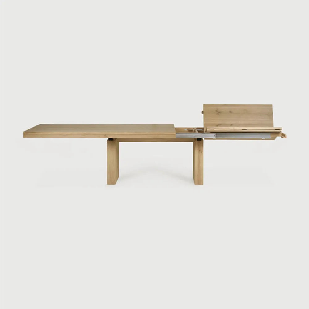 Ethnicraft – Double – Table A Rallonge Double – Chêne