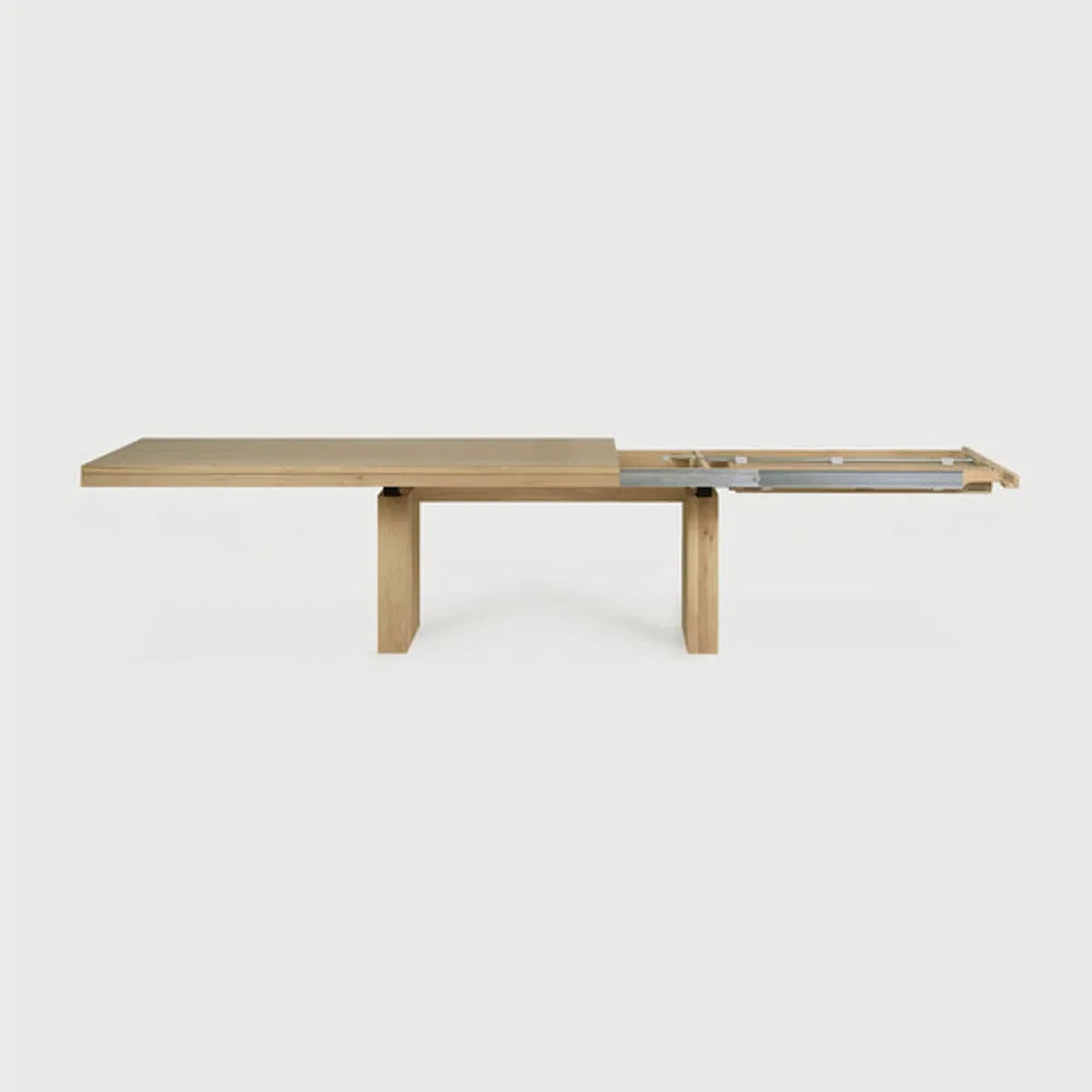 Ethnicraft – Double – Table A Rallonge Double – Chêne