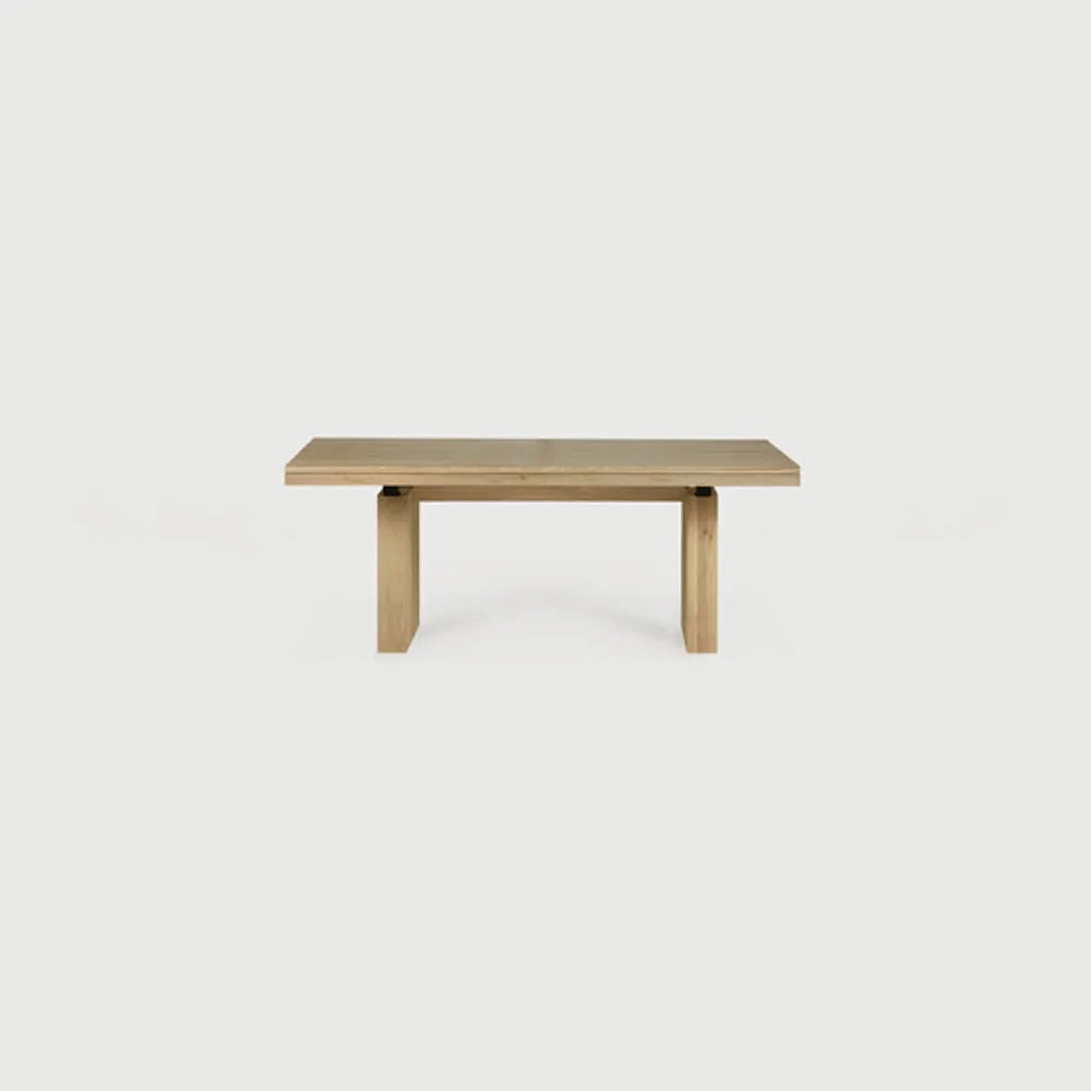 Ethnicraft – Double – Table A Rallonge Double – Chêne