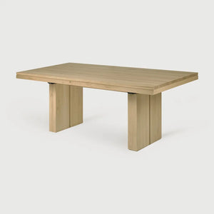 Ethnicraft – Double – Table A Rallonge Double – Chêne