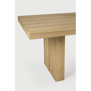 Ethnicraft – Double – Table A Rallonge Double – Chêne