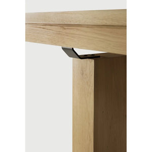 Ethnicraft – Double – Table A Rallonge Double – Chêne
