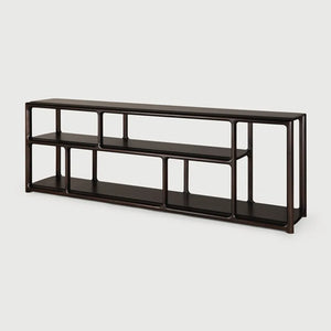 Ethnicraft – Eda – Etagere Eda – Acajou rose brown - 211 x 40 x 72 cm