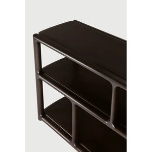 Ethnicraft – Eda – Etagere Eda – Acajou rose brown - 211 x 40 x 72 cm