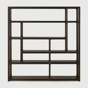 Ethnicraft – Eda – Etagere Eda – Acajou rose brown - 181 x 40 x 188 cm
