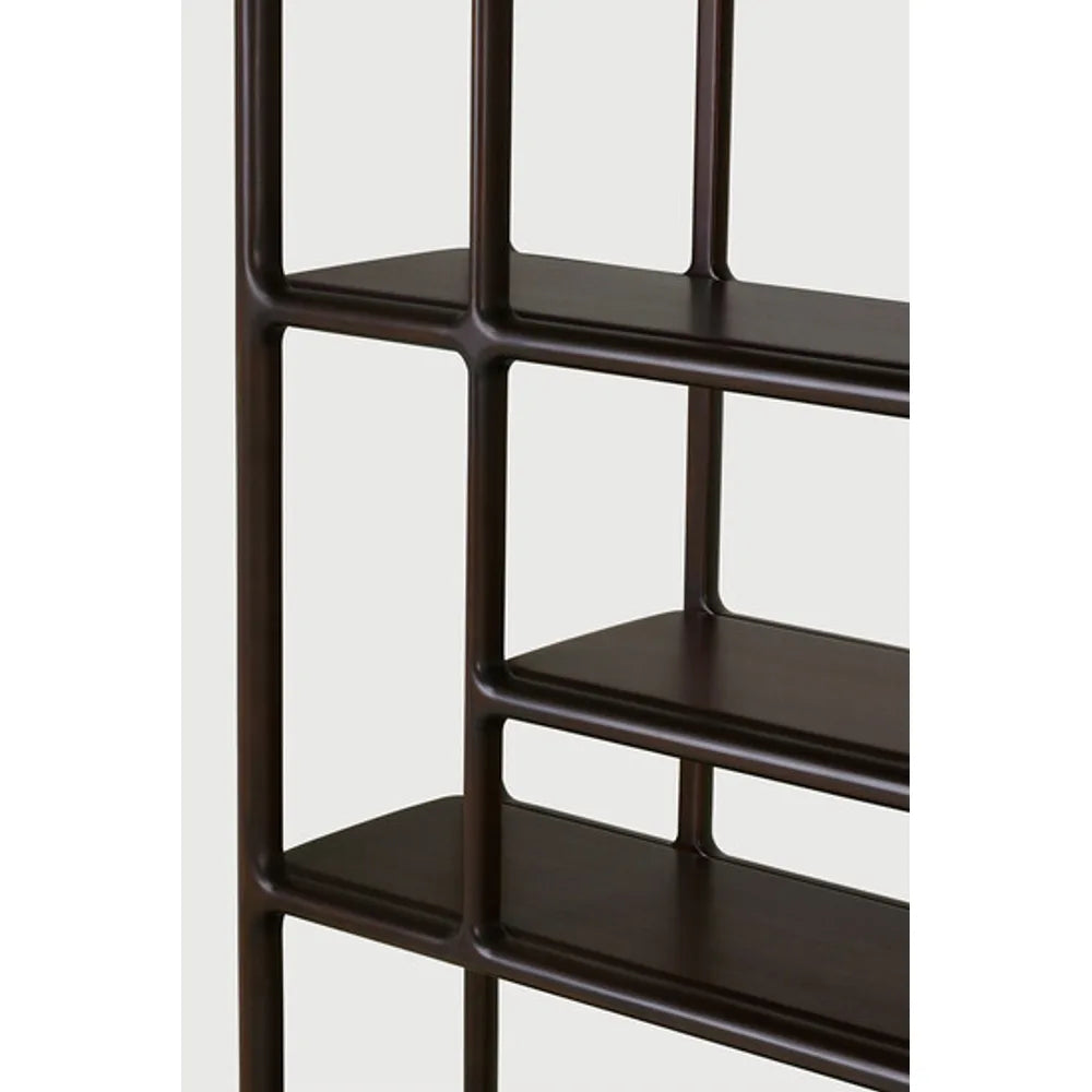 Ethnicraft – Eda – Etagere Eda – Acajou rose brown - 181 x 40 x 188 cm