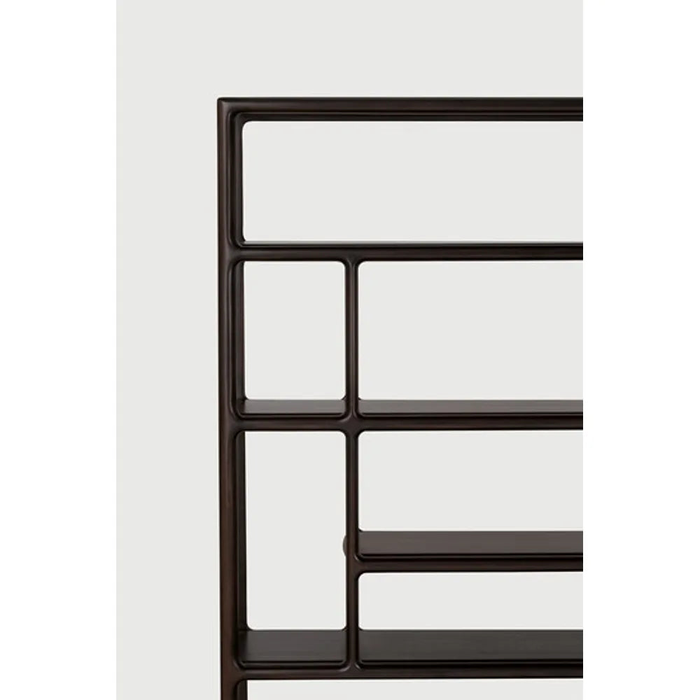 Ethnicraft – Eda – Etagere Eda – Acajou rose brown - 181 x 40 x 188 cm