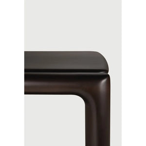Ethnicraft – Eda – Table Basse Eda – Acajou rose brown - 80 x 80 x 40 cm 
