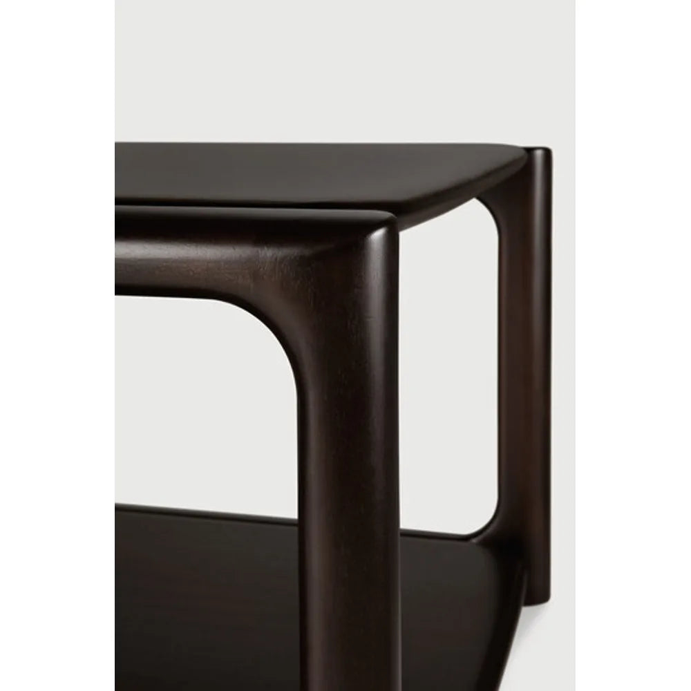 Ethnicraft – Eda – Table Basse Eda – Acajou rose brown - 80 x 80 x 40 cm 