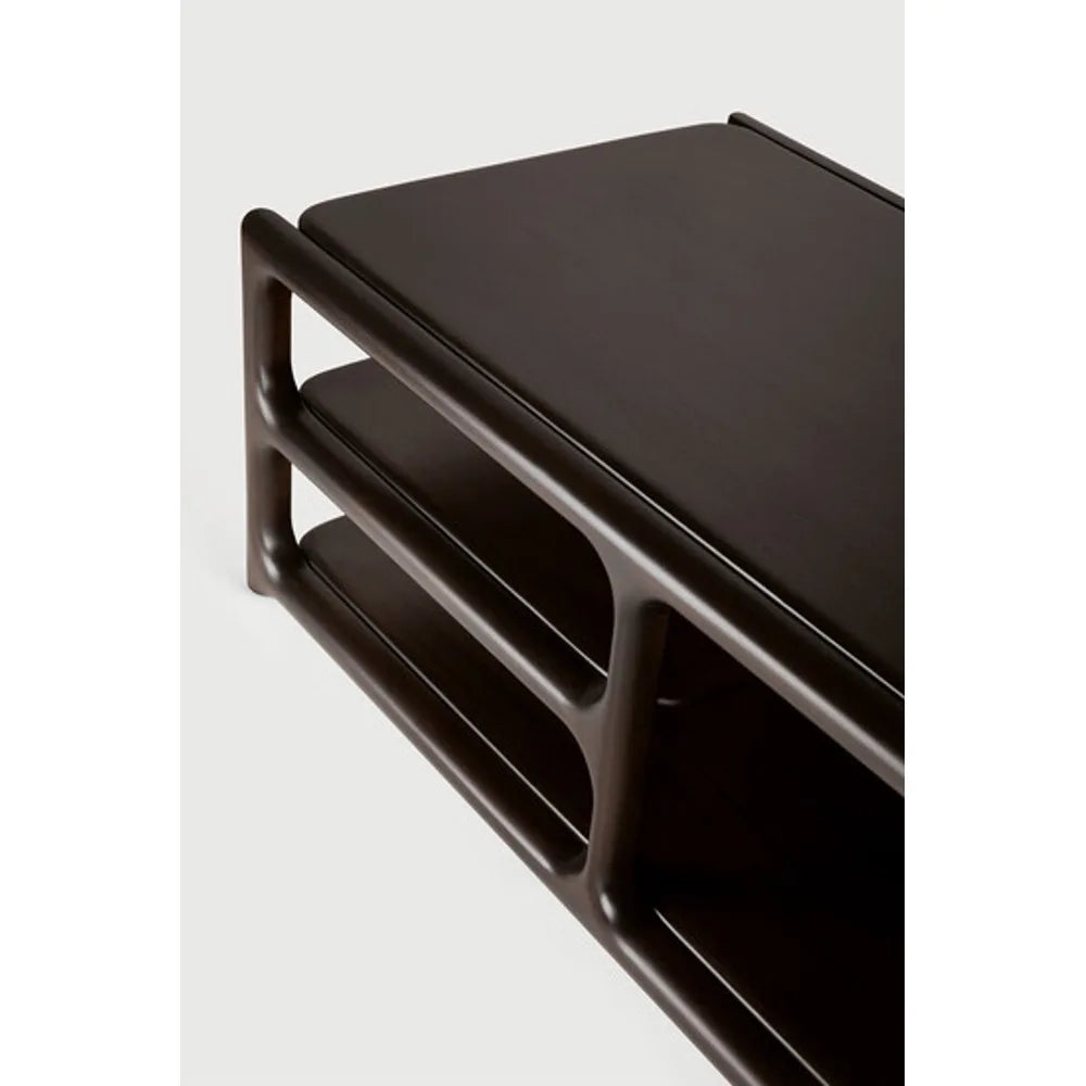 Ethnicraft – Eda – Table Basse Eda – Acajou rose brown - 150 x 60 x 40 cm
