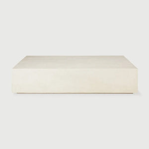 Ethnicraft – Elements – Table Basse Elements – Microciment - 120 x 90 x 25 cm - Rectangulaire