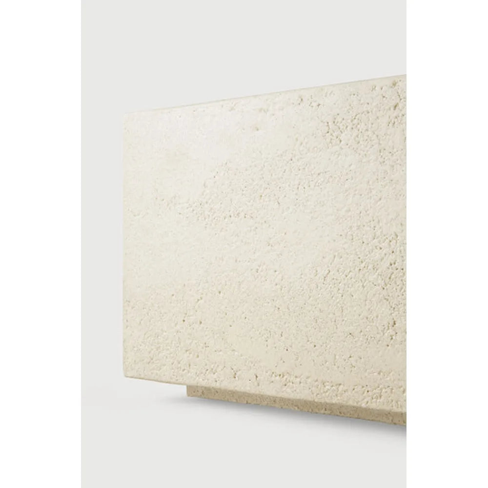 Ethnicraft – Elements – Table Basse Elements – Microciment - 120 x 90 x 25 cm - Rectangulaire