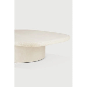 Ethnicraft – Elements – Table Basse Elements – Microciment - 134 x 96 x 30 cm - Galet