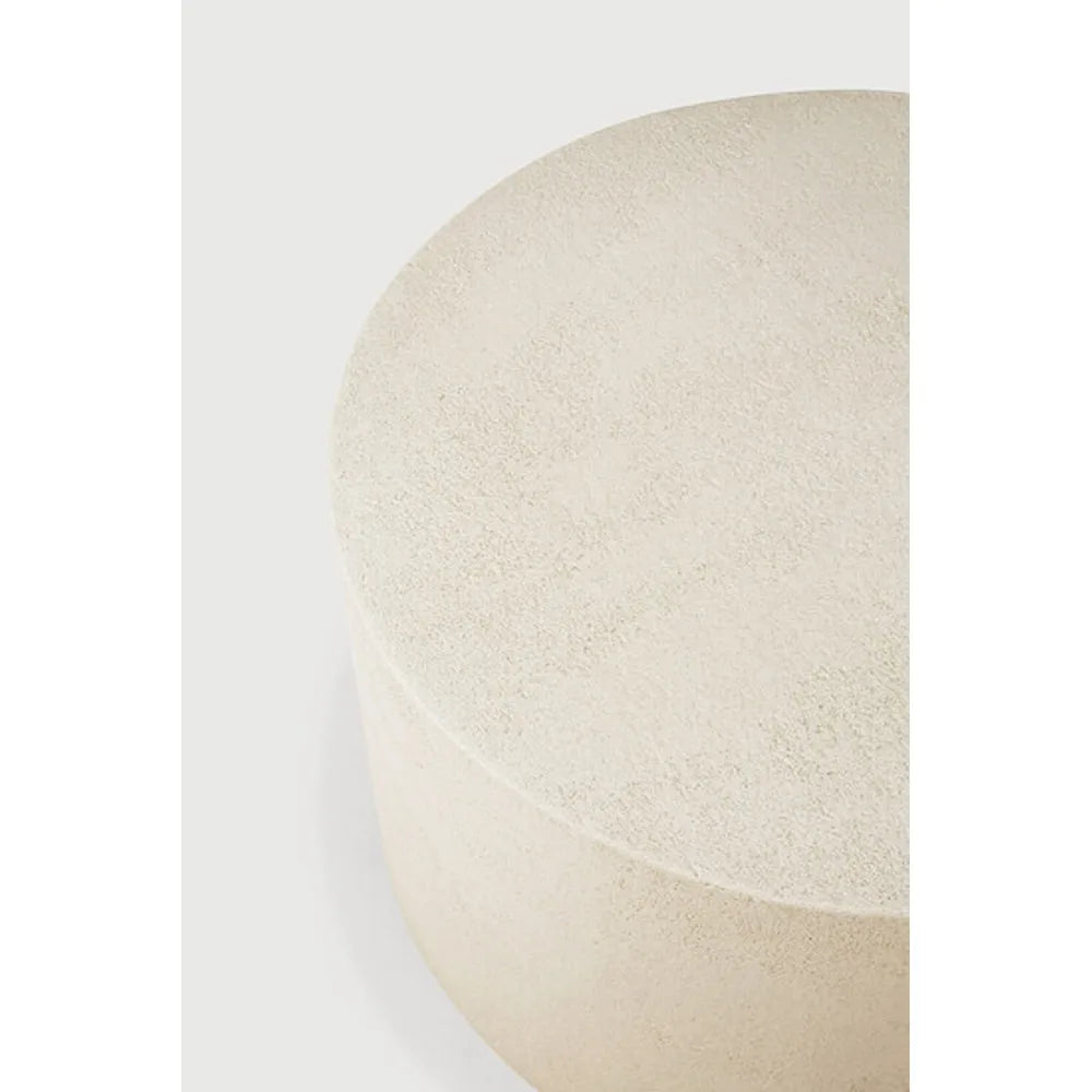 Ethnicraft – Elements – Table Basse Elements – Microciment - 60 x 60 x 37 cm - Rond