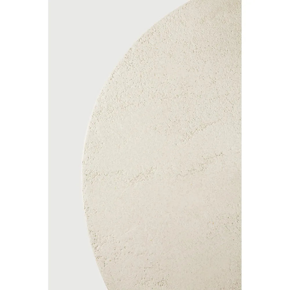 Ethnicraft – Elements – Table Basse Elements – Microciment - 80 x 80 x 32 cm - Rond - 31.5 x 31.5 x 12.5