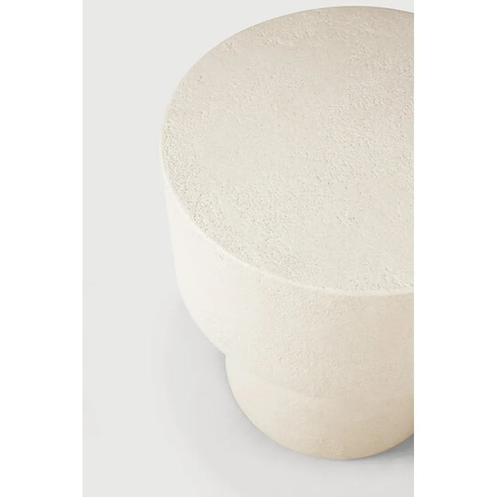 Ethnicraft – Elements – Table D Appoint Elements – Microciment - 41 x 41 x 47 cm - Forme champignon