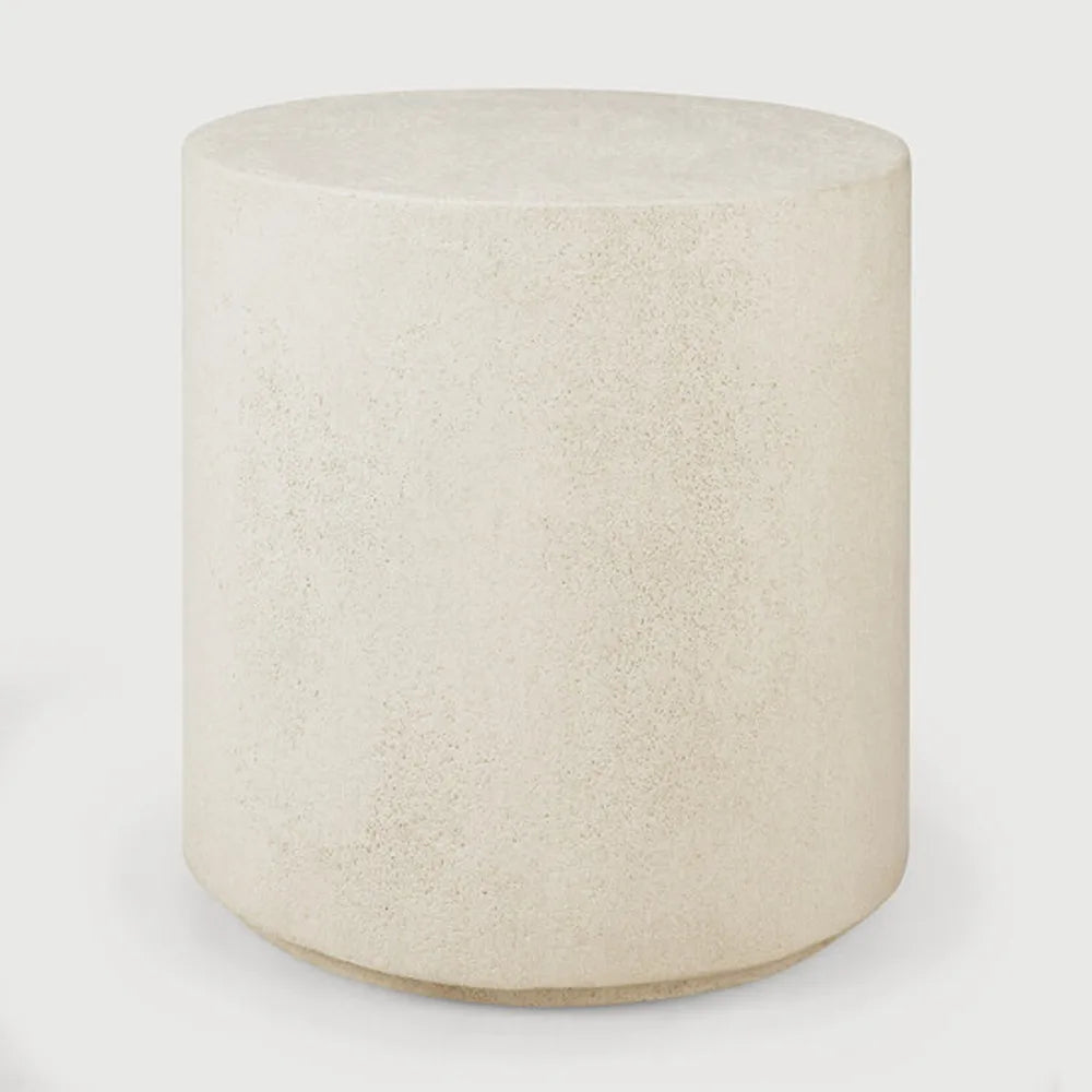 Ethnicraft – Elements – Table D Appoint Elements – Microciment - 40 x 40 x 42 cm - Rond