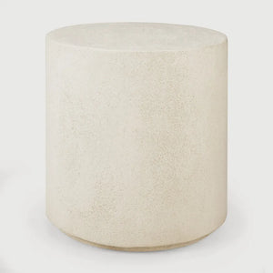 Ethnicraft – Elements – Table D Appoint Elements – Microciment - 40 x 40 x 42 cm - Rond