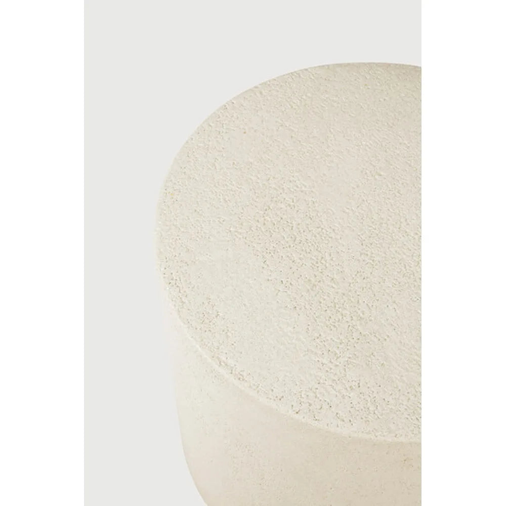 Ethnicraft – Elements – Table D Appoint Elements – Microciment - 40 x 40 x 42 cm - Rond